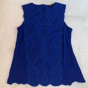 Banana Republic Royal Blue Sleeveless Top